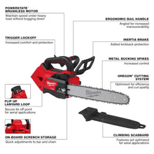 Carregar imagem no visualizador da galeria, Milwaukee 2826-20T M18 FUEL 14" Top Handle Chainsaw (Tool-Only)
