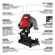 Carregar imagem no visualizador da galeria, Milwaukee 2990-21HD M18 FUEL™ 14" Abrasive Chop Saw Kit
