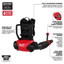 Carregar imagem no visualizador da galeria, Milwaukee 3009-20 M18 FUEL™ Dual Battery Backpack Blower (Tool Only)
