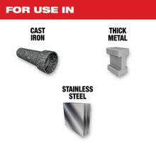 Carregar imagem no visualizador da galeria, Milwaukee 48-00-5562 9" 7TPI The TORCH for CAST IRON with NITRUS CARBIDE 5PK
