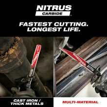 Carregar imagem no visualizador da galeria, Milwaukee 48-00-5562 9" 7TPI The TORCH for CAST IRON with NITRUS CARBIDE 5PK
