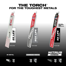 Carregar imagem no visualizador da galeria, Milwaukee 48-00-5562 9" 7TPI The TORCH for CAST IRON with NITRUS CARBIDE 5PK
