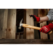 Carregar imagem no visualizador da galeria, Milwaukee 48-22-9419 19oz Milled Face Hickory Handle Framing Hammer

