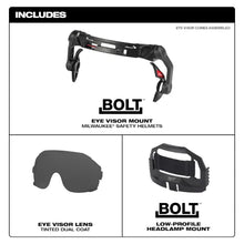 Carregar imagem no visualizador da galeria, Milwaukee 48-73-1416 BOLT™ Eye Visor - Tinted Dual Coat Lens (Compatible with Milwaukee® Safety Helmets)
