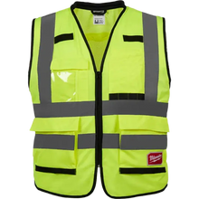 Carregar imagem no visualizador da galeria, Milwaukee Class 2 High Visibility Yellow Performance Safety Vest
