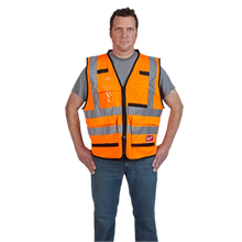 Carregar imagem no visualizador da galeria, Milwaukee Class 2 High Visibility Orange Performance Safety Vest
