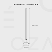 Load image into Gallery viewer, Minimalist LED Floor Lamp RGB
