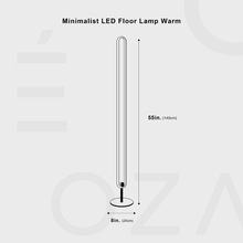 Carregar imagem no visualizador da galeria, Minimalist LED Floor Lamp Warm
