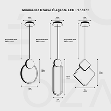 Carregar imagem no visualizador da galeria, Minimalist Ozarké élégante LED Pendant
