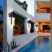 Load image into Gallery viewer, Modern Black Outdoor Waterproof LED Wall Mounted Lamp For Villa, Porch
