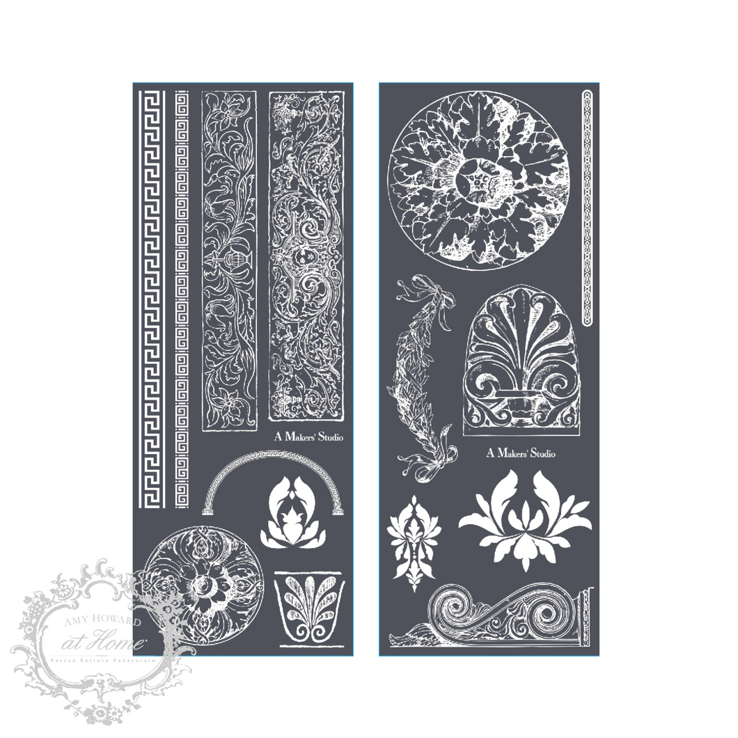 Motif - 2 Pack Mesh Stencil, 4.25x11