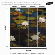 Carregar imagem no visualizador da galeria, Albert Edelfelt Water Lilies Painting Wallpaper Mural. #6963

