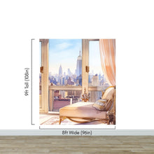 Cargar imagen en el visor de la galería, New York City Penthouse View Wallpaper Mural. #6660
