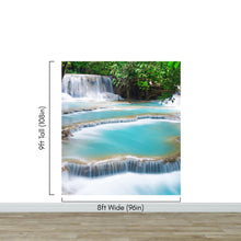 Carregar imagem no visualizador da galeria, Kuang Si Thailand Waterfall Wallpaper Mural. #6041
