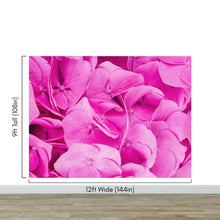 Cargar imagen en el visor de la galería, Pink Flowers Floral Wallpaper Mural. #6776
