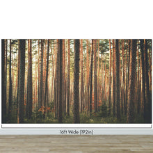 Cargar imagen en el visor de la galería, Forest Wallpaper Mural. Woodland Country Theme / Farmhouse Wall Decor. #6777
