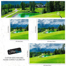 Cargar imagen en el visor de la galería, Golf Course Mountain View Wallpaper. #6767
