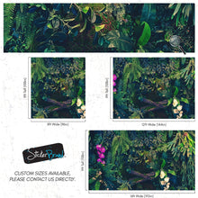 Cargar imagen en el visor de la galería, Jungle Wallpaper, Forest Greenery Botanical Wall Mural. #6741
