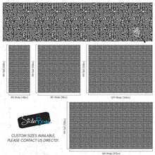 Cargar imagen en el visor de la galería, Abstract Maze Black and White Wallpaper Mural. #6739
