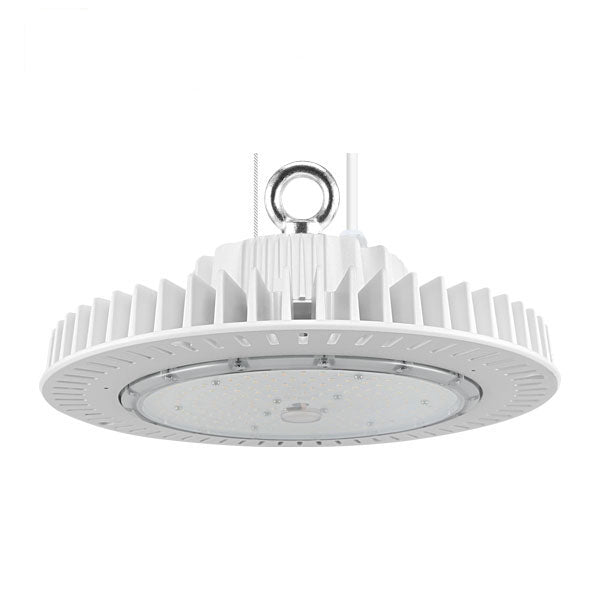 150W LED UFO High Bay Light: 5000K, 21000 Lumens, Dimmable, IP65 Rated, Wide Beam Angle, UL/DLC Premium, Perfect for Industrial Spaces
