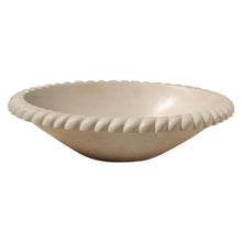 Cargar imagen en el visor de la galería, Champagne Limestone Oval Braid Self-rimming Above Vanity Bathroom Sink (W)18&quot; (L)22&quot; (H)6&quot;
