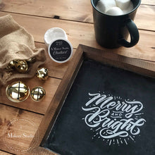 Load image into Gallery viewer, Naughty or Nice - Mesh Stencil 2 pack - 5.5 x 8.5

