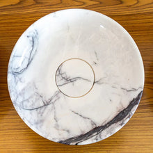 Load image into Gallery viewer, New York Marble Natural Stone Round Above Vanity Bathroom Sink Polished (D)15.5&quot; (H)4.5&quot;
