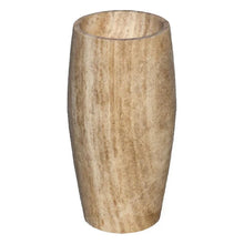 Load image into Gallery viewer, Walnut Travertine Pedestal Stand-alone Sink Curved Honed (W)16&quot; (L)19.5&quot; (H)33.5&quot;
