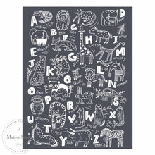 Load image into Gallery viewer, Nordic Alphabet - Mesh Stencil 8.5x11
