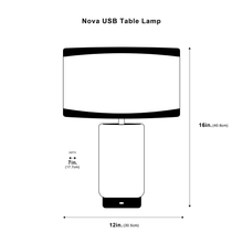 Load image into Gallery viewer, Nova USB Table Lamp
