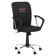 Load image into Gallery viewer, Curve Task Chair with Corvette C6 logo
