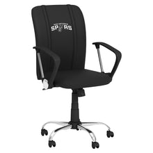 Load image into Gallery viewer, Curve Task Chair with San Antonio Spurs Logo
