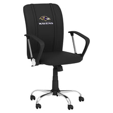 Load image into Gallery viewer, Curve Task Chair with Baltimore Ravens Secondary Logo
