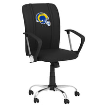 Load image into Gallery viewer, Curve Task Chair with  Los Angeles Rams Helmet Logo
