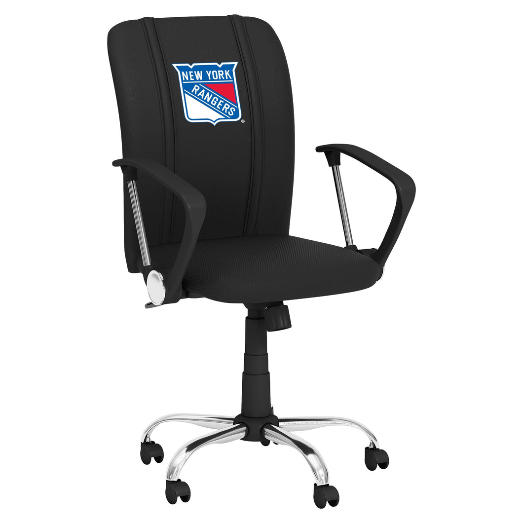 Curve Task Chair with New York Rangers Logo
