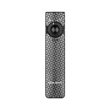 Carregar imagem no visualizador da galeria, OLIGHT ARKFELDPWGMGCW Arkfeld Flat Flashlight with Green Laser &amp; White Light - Pinwheel Gunmetal Grey

