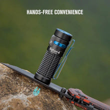 Carregar imagem no visualizador da galeria, OLIGHT BATON4KITBK Baton 4 Powerful EDC Flashlight 1300 Lumens - Black - Premium (With Charging Case)
