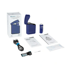Load image into Gallery viewer, OLIGHT BATON4KITRGBU Baton 4 Powerful EDC Flashlight 1300 Lumens - Regal Blue - Premium (With Charging Case)
