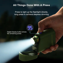 Load image into Gallery viewer, OLIGHT BATON4KITRGBU Baton 4 Powerful EDC Flashlight 1300 Lumens - Regal Blue - Premium (With Charging Case)
