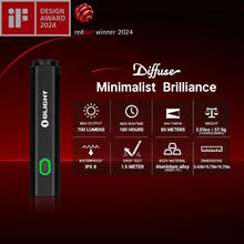 Carregar imagem no visualizador da galeria, OLIGHT DIFFUSEBK Diffuse 700 Lumens EDC Pocket Flashlight - Black
