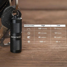 Carregar imagem no visualizador da galeria, OLIGHT I1R2PROBK i1R 2 Pro Keychain Flashlight - Black
