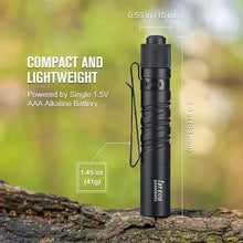 Carregar imagem no visualizador da galeria, OLIGHT I3TEOSBK i3T EOS Small Flashlight - Black
