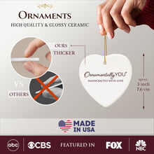 Load image into Gallery viewer, Strength in Diversity Kamala Harris Ornament, Heartfelt Message of Unity Gift and Decor

