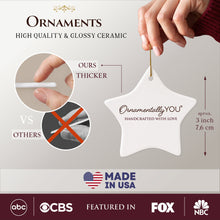 Carregar imagem no visualizador da galeria, Festive Santa’s Favorite Money Collector Personalized Christmas Ornament, Handler and Collections, Finance Specialists Gift
