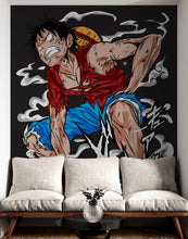 Carregar imagem no visualizador da galeria, Straw Hat Pirate Anime Wall Mural Wallpaper. #A1004
