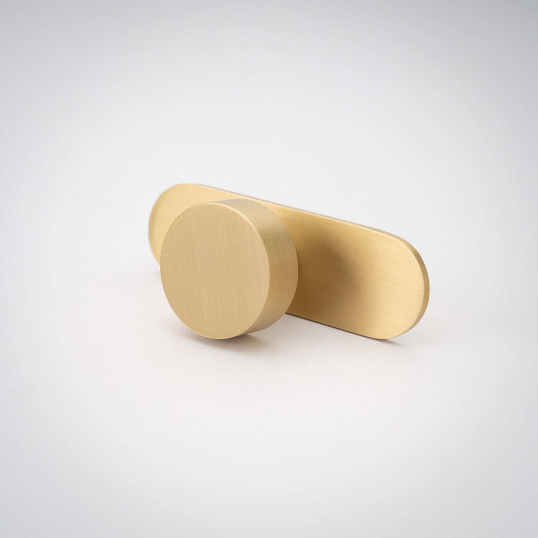 Orbital Knob, Solid Brass Cabinet Knobs