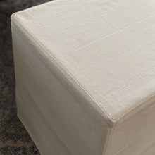 Carregar imagem no visualizador da galeria, Deluxe Slipcover Upholstered Ottoman

