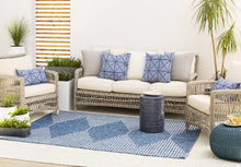 Load image into Gallery viewer, Stephan Navy Outdoor Rug

