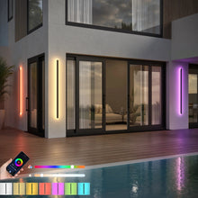 Load image into Gallery viewer, Svelte Smart Outdoor Wall Lamp
