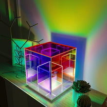 Cargar imagen en el visor de la galería, Concentric Cube Table Lamp Modern Light
